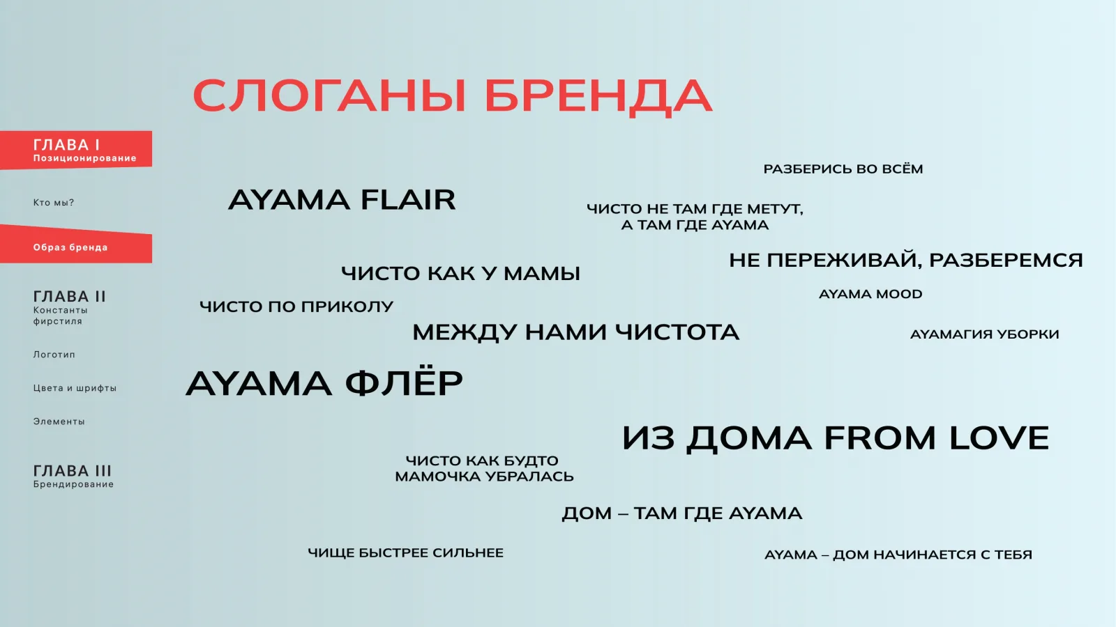 AYAMA – материал 2